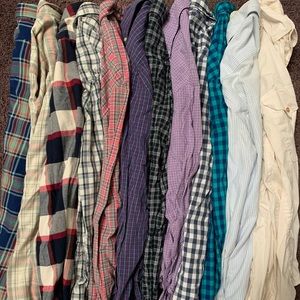 Lot of 12 Medium Shirts (J. Crew, Ralph Lauren)